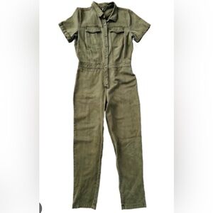 Young Fabulous & Broke Olive Jumpsuit